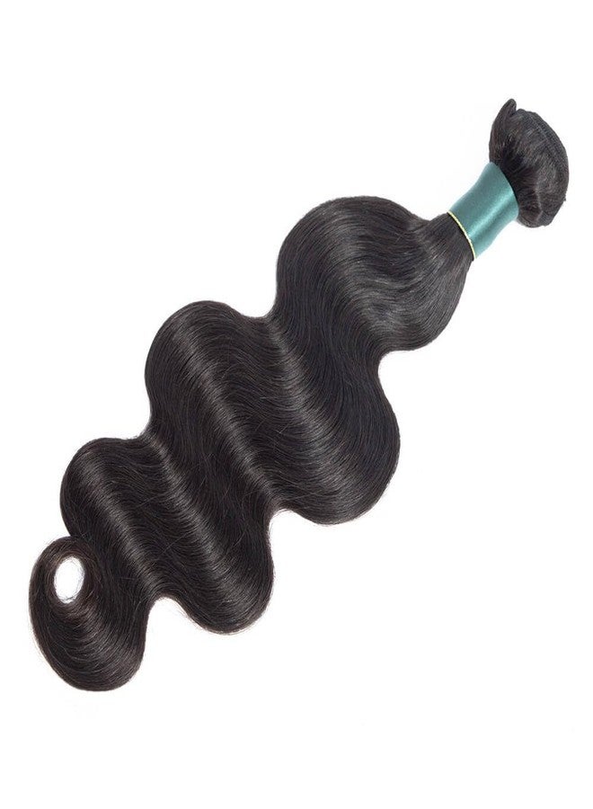 Superfect Brazilian Human Hair Bundles Body Wave 24 Inch 1 Bundle Human Hair Weave 12A 100% Unprocessed Virgin Hair Extensions Single Bundle Natural Black Color (Body Wave 1 Bundle, 24) - Image 2